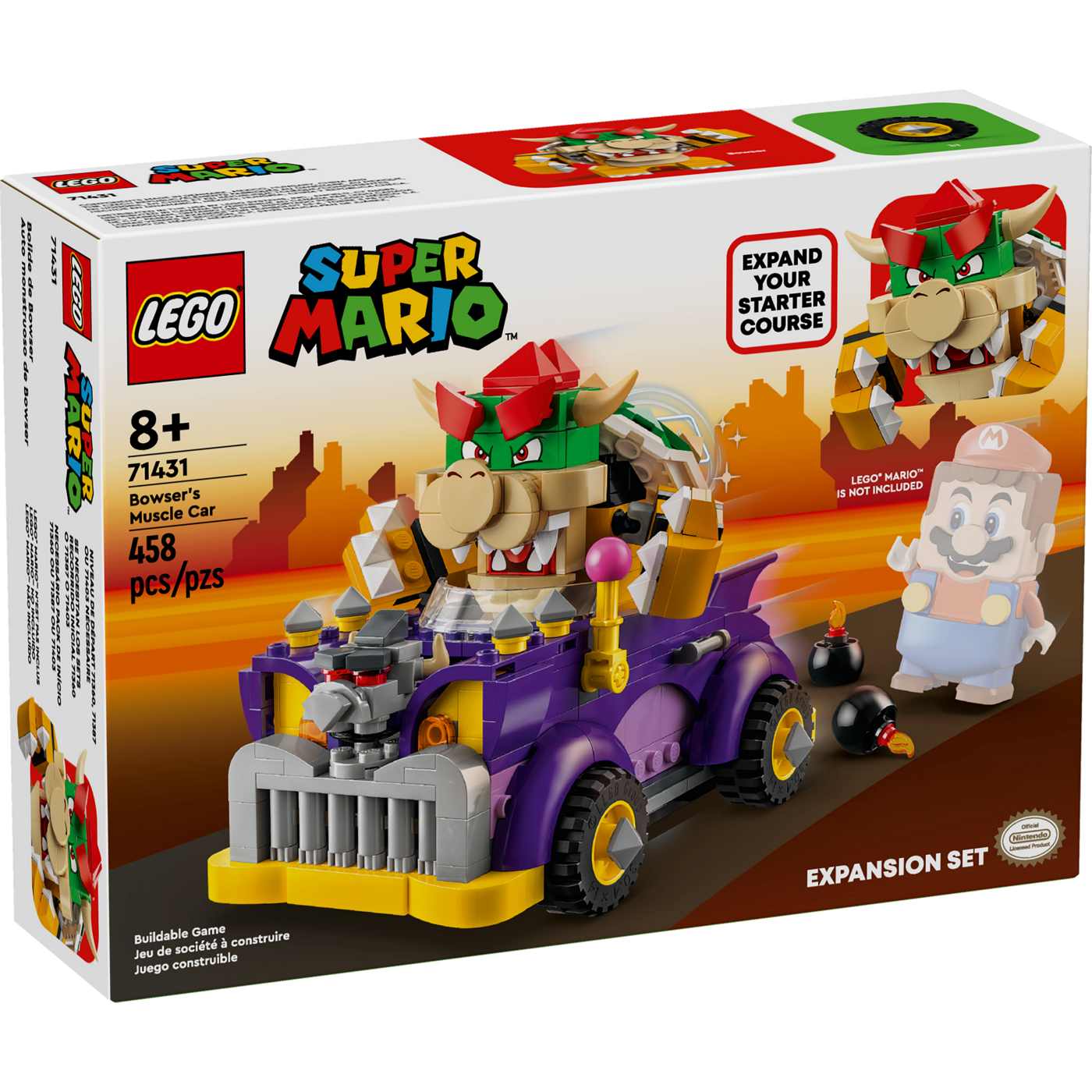 LEGO Super Mario Bowser's Muscle Car Expansion Set; image 1 of 2