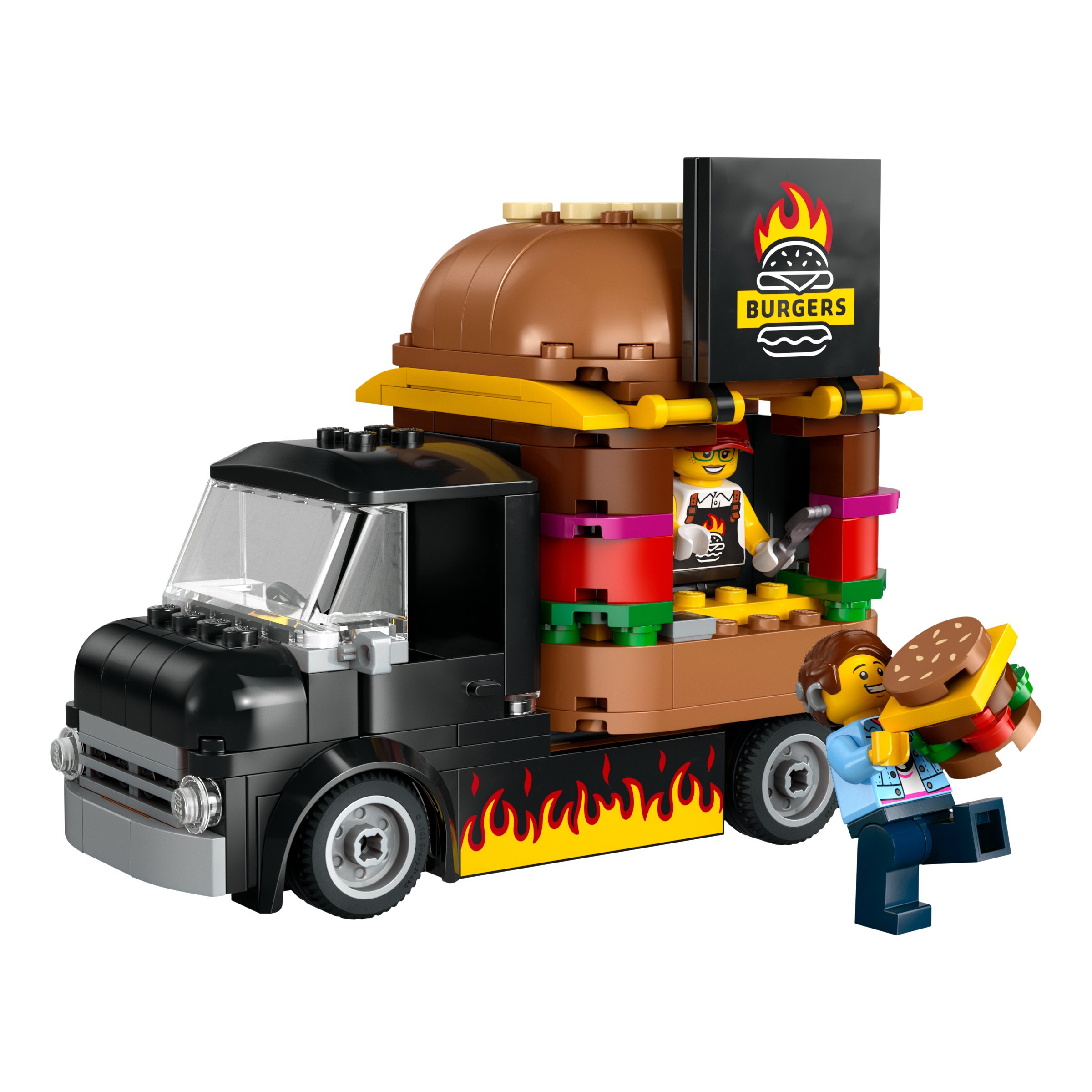 LEGO City Burger Truck Set Shop Lego Building Blocks at H E B