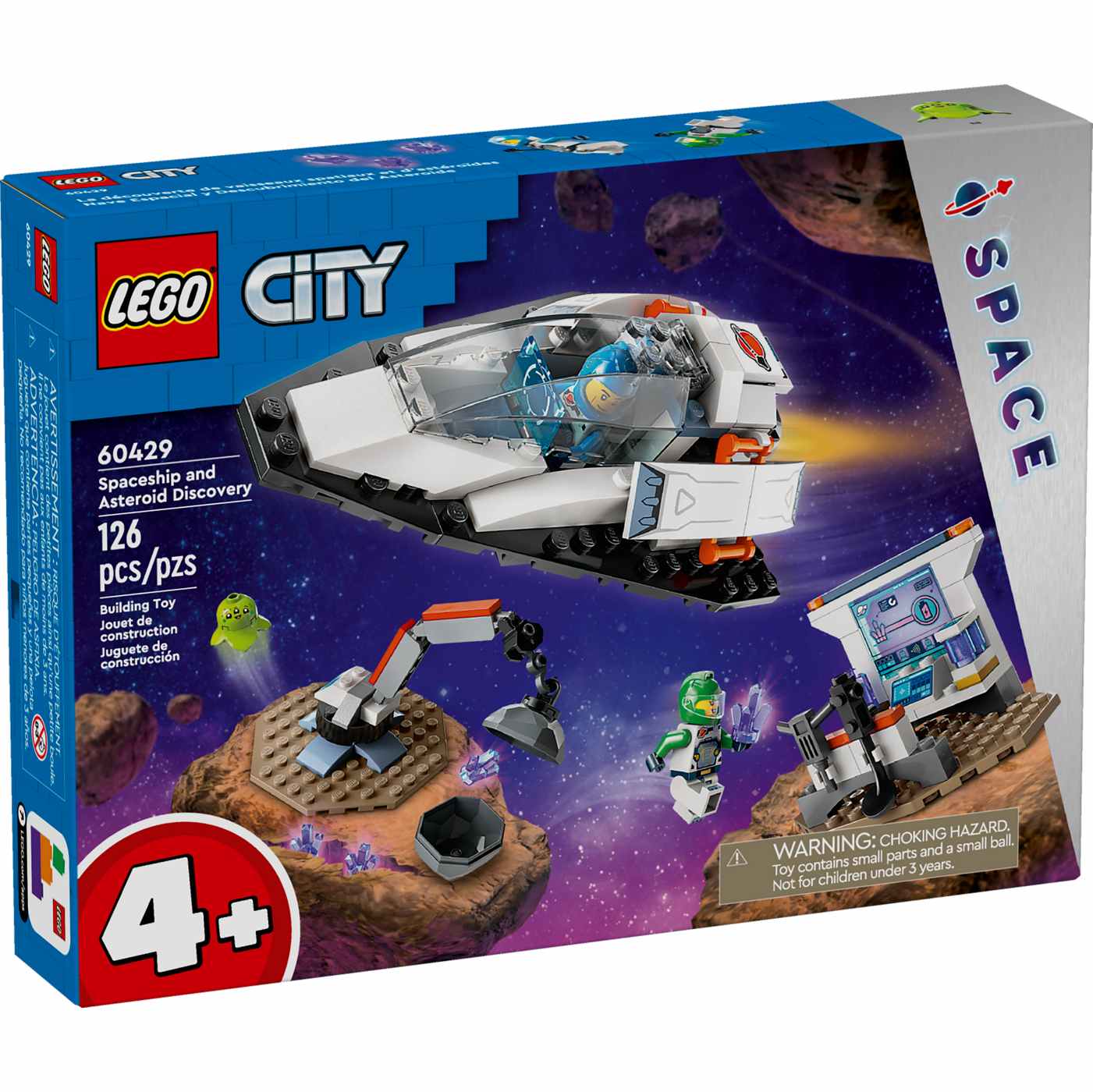 LEGO City Spaceship & Asteroid Discovery Set; image 1 of 2