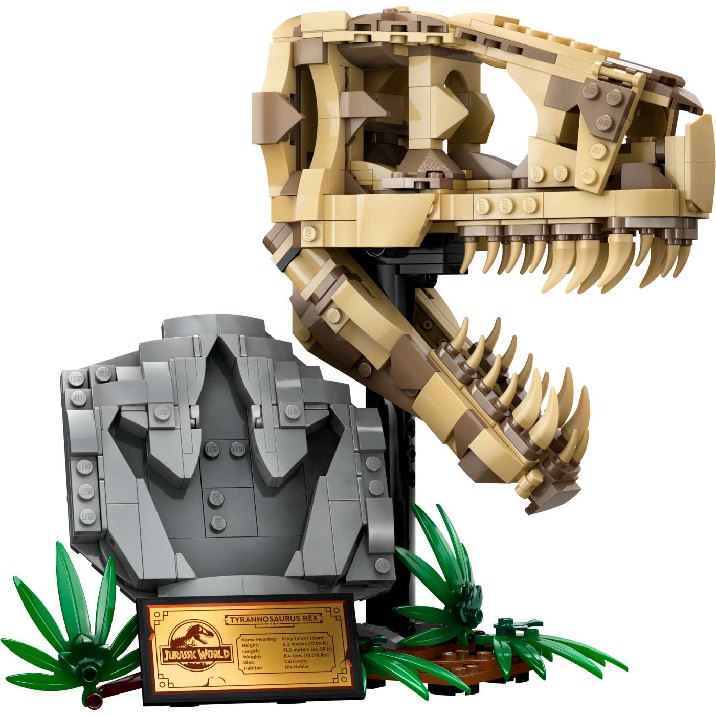 LEGO Jurassic World Dinosaur Fossils: T.rex Skull Set; image 1 of 2
