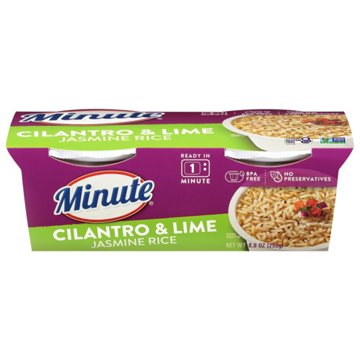 Minute Ready to Serve Cilantro Lime Jasmine Rice, 2 ct