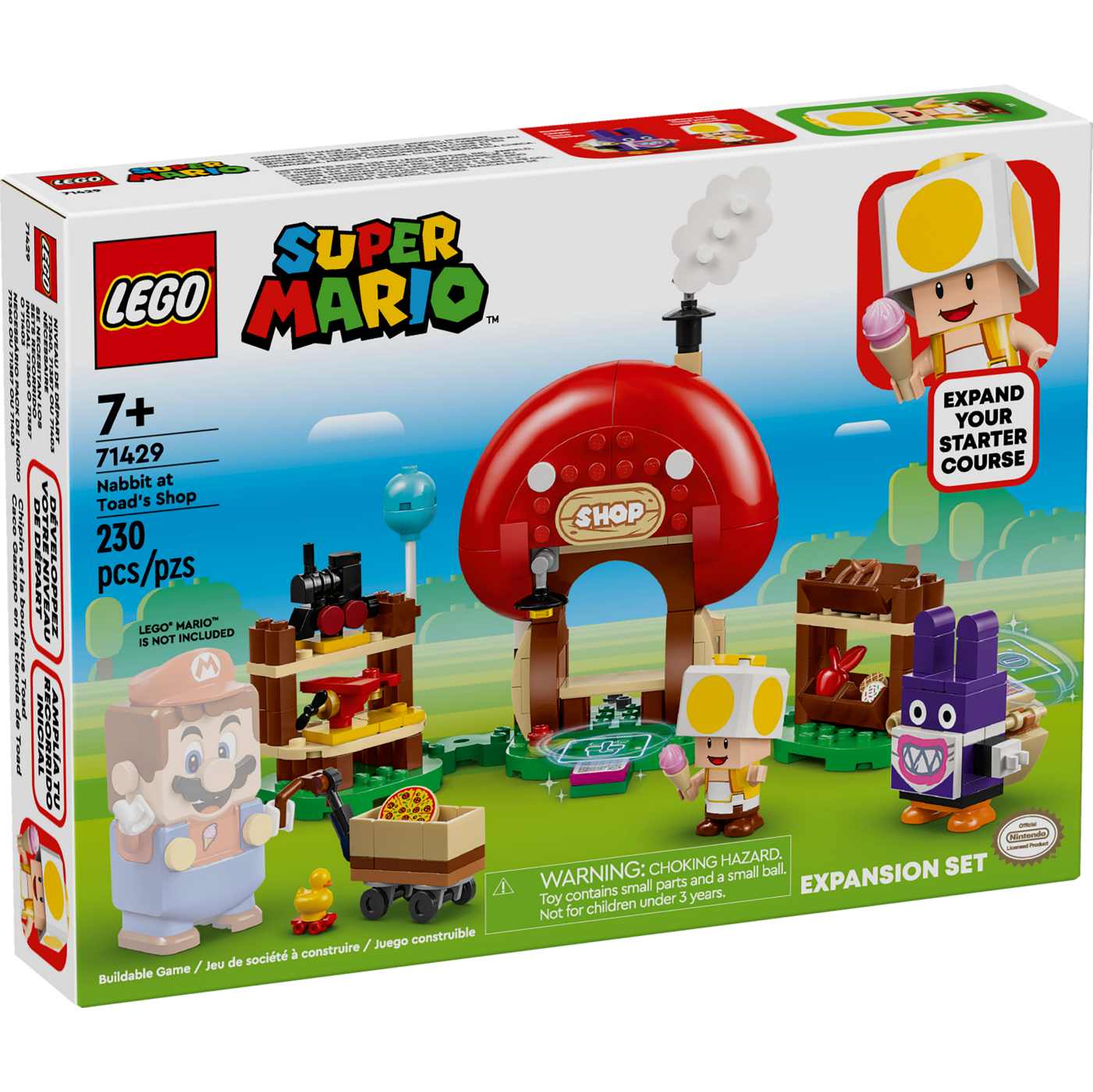 LEGO Super Mario Nabbit at Toad's Shop Expansion Set; image 1 of 2