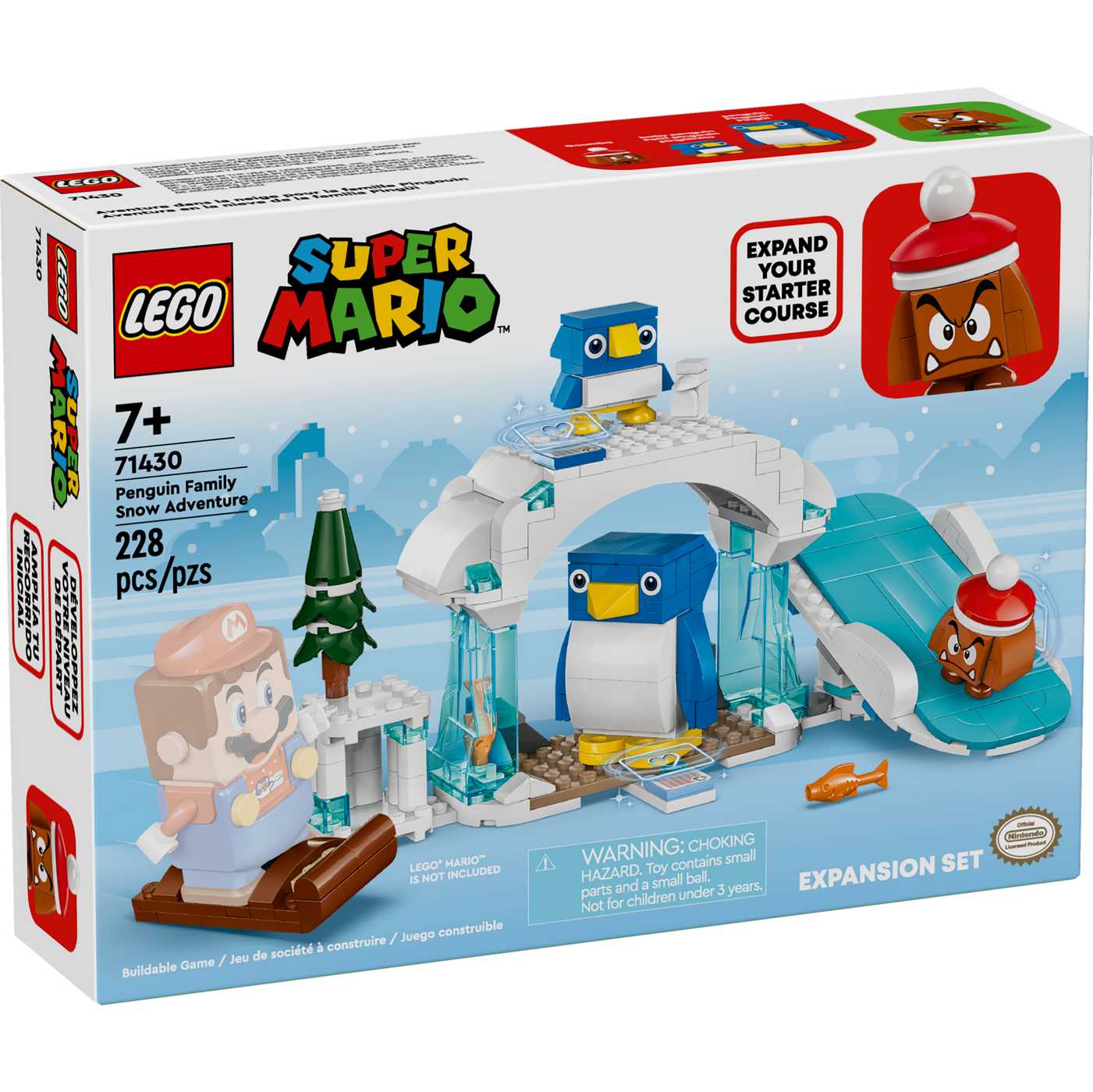 LEGO Super Mario Penguin Family Snow Adventure Expansion Set; image 1 of 2