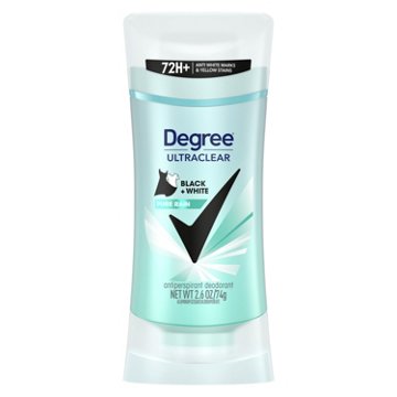 Degree UltraClear Antiperspirant Deodorant - Pure Rain, 2.6 oz