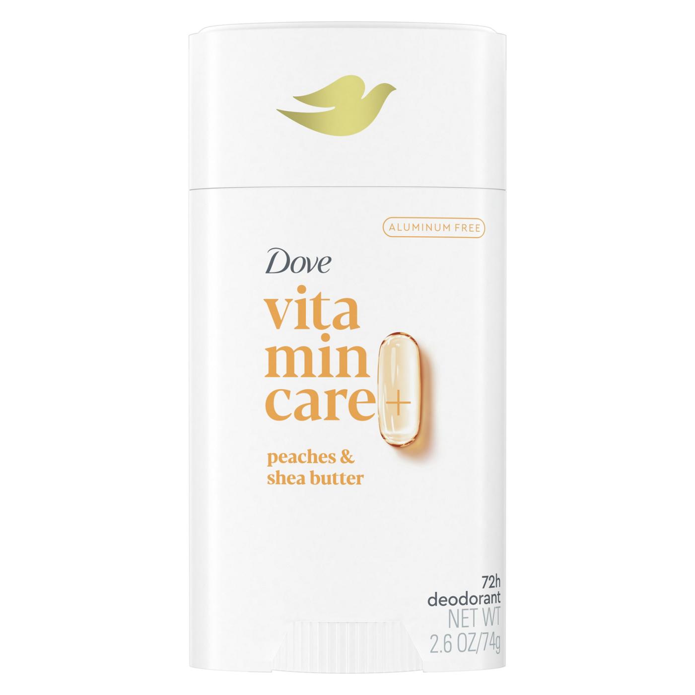 Dove Vitamin Care+ Deodorant - Peaches & Shea Butter; image 1 of 4