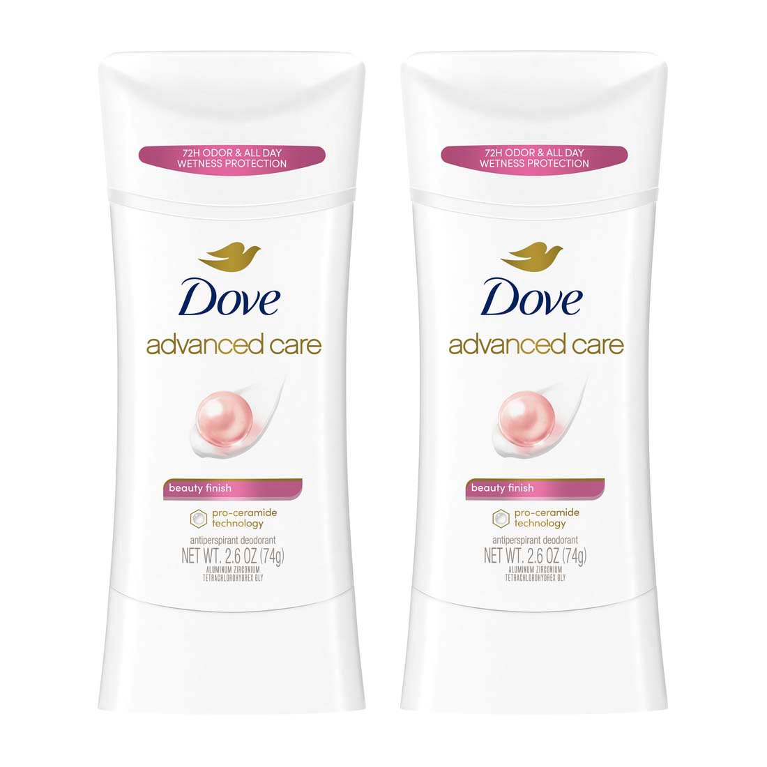 Dove Advanced Care Anti Perspirant Beauty Finish Twin Pack Shop Deodorant And Antiperspirant 0138