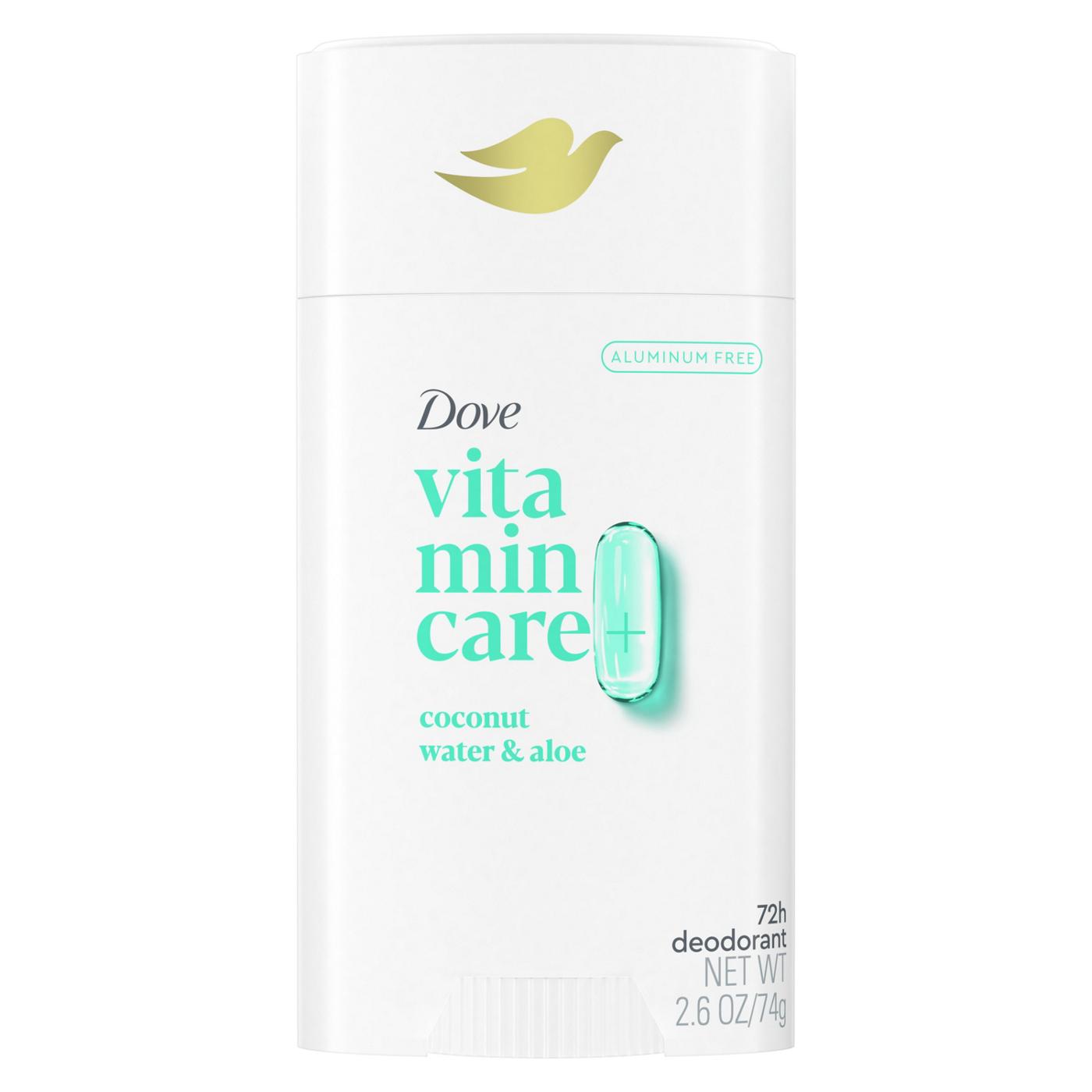 Dove Vitamin Care+ Deodorant - Coconut Water & Aloe; image 1 of 4