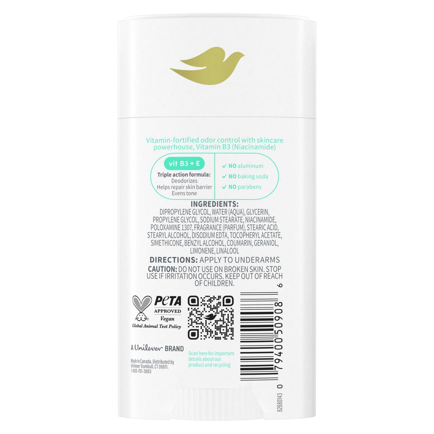 Dove Vitamin Care+ Deodorant - Coconut Water & Aloe; image 2 of 4