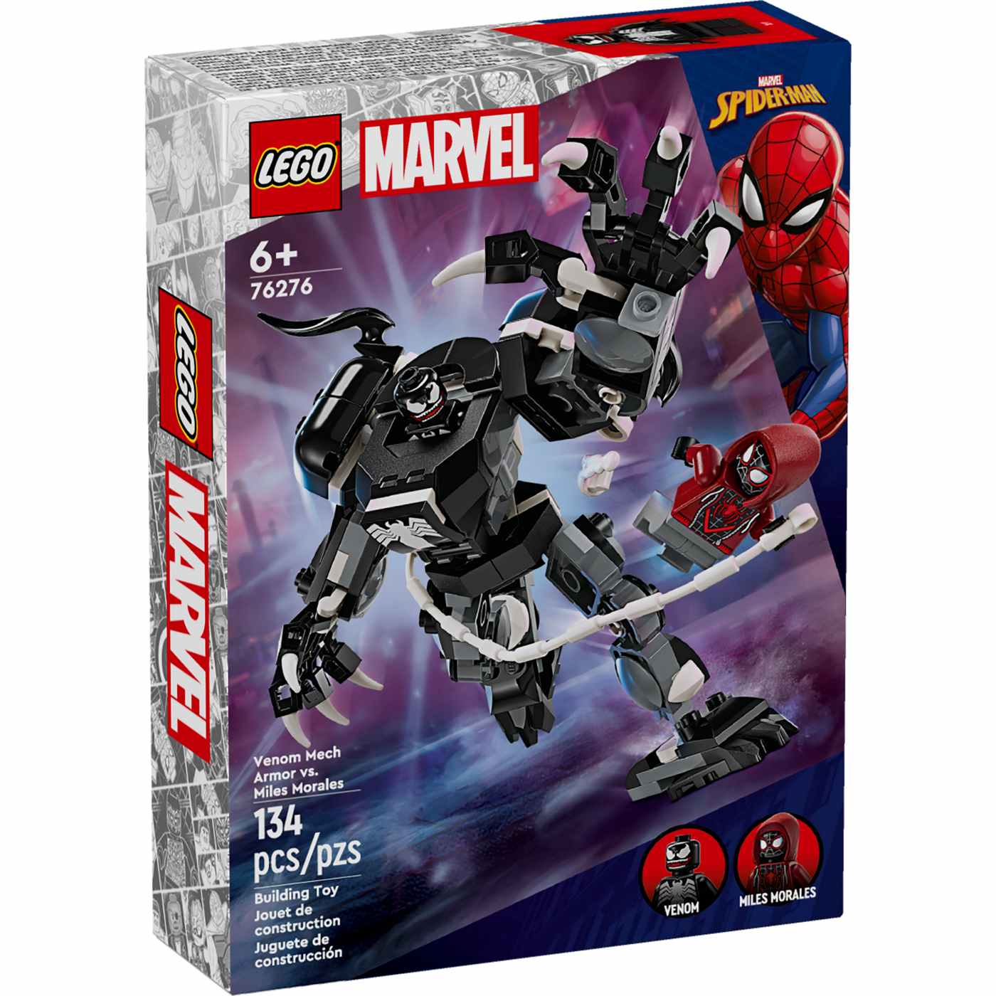 LEGO Marvel Venom Mech Armor vs. Miles Morales Set; image 2 of 2