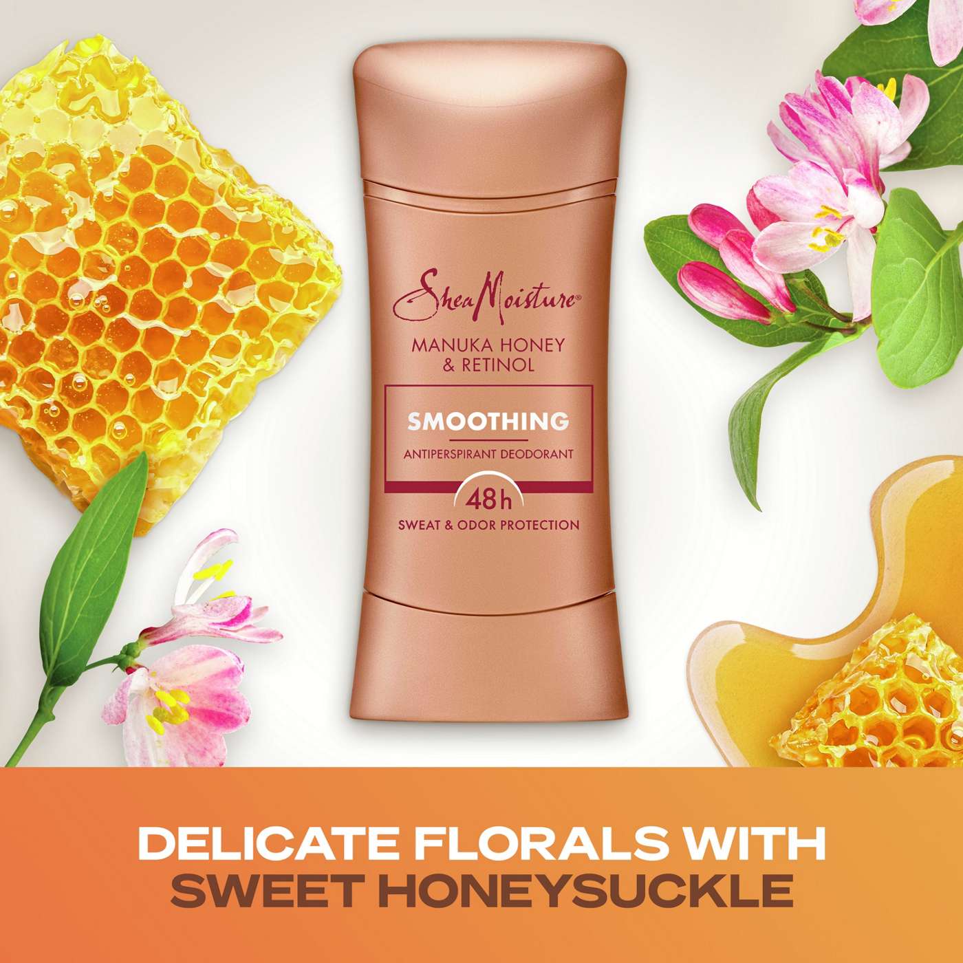 SheaMoisture Smoothing Antiperspirant Deodorant - Manuka Honey & Retinol; image 4 of 9