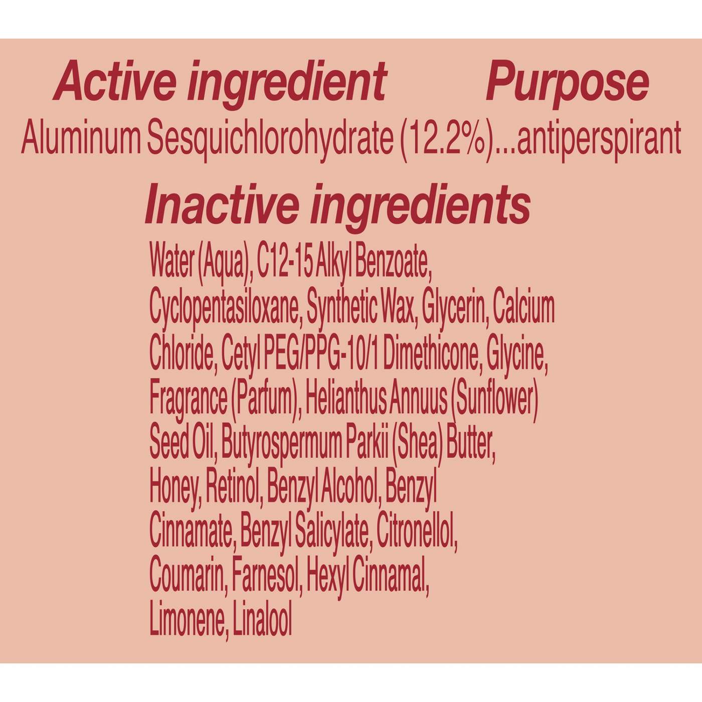 SheaMoisture Smoothing Antiperspirant Deodorant - Manuka Honey & Retinol; image 5 of 9