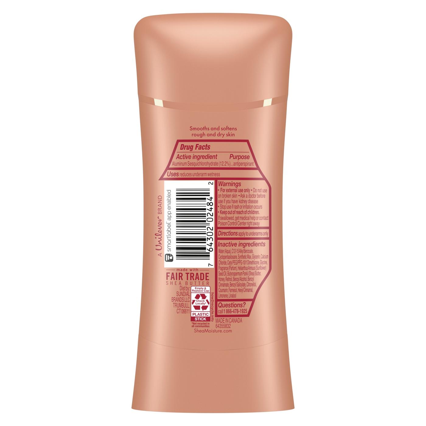 SheaMoisture Smoothing Antiperspirant Deodorant - Manuka Honey & Retinol; image 8 of 9
