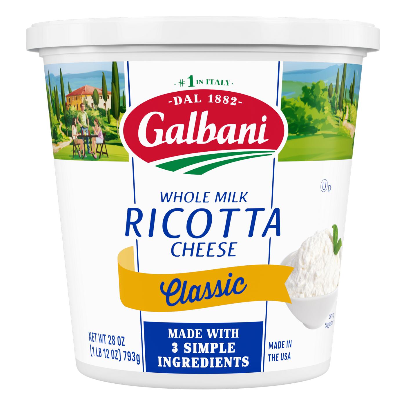 Galbani Classic Whole Milk Ricotta Cheese Shop Cheese at HEB