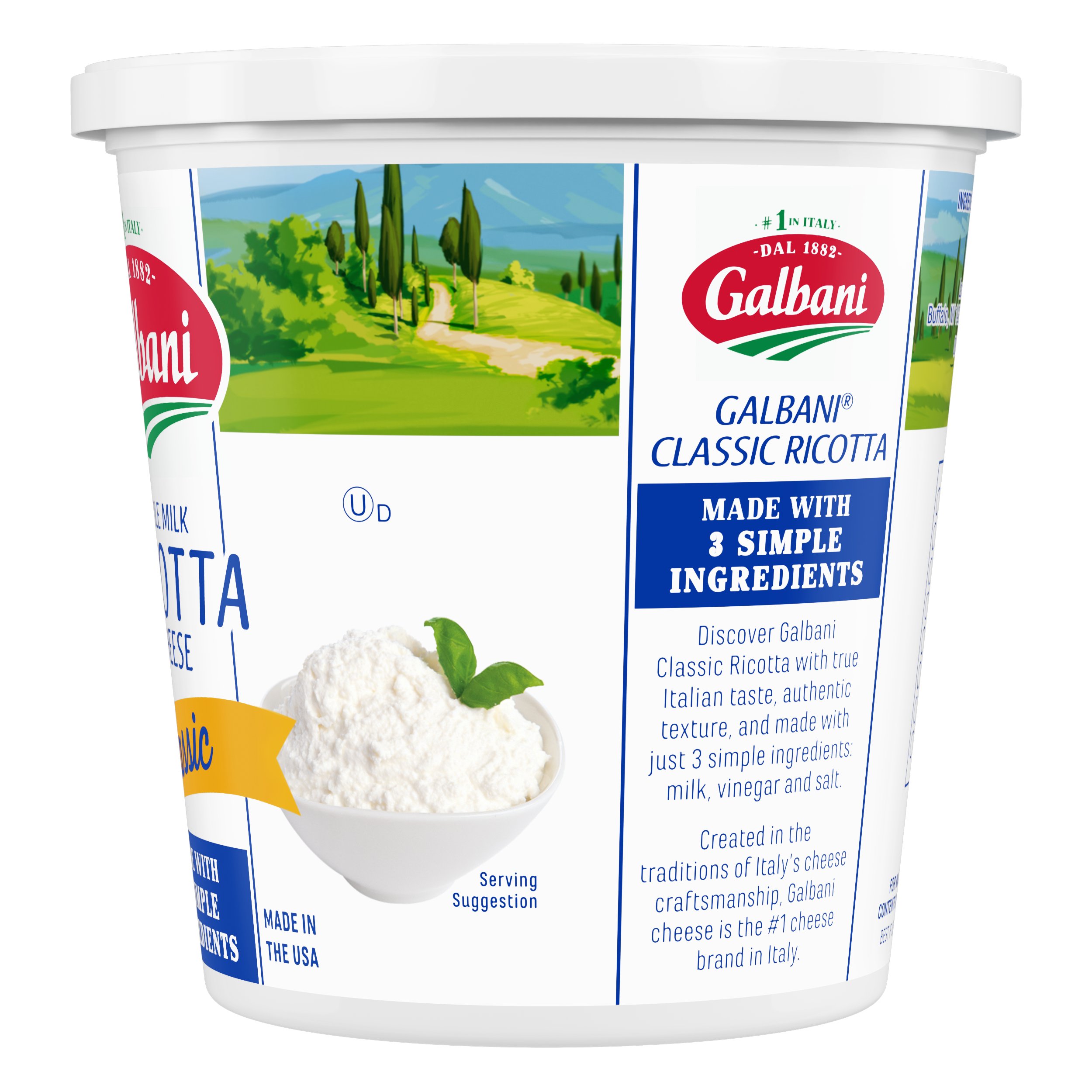 Galbani Classic Whole Milk Ricotta Cheese - Shop Cheese At H-E-B