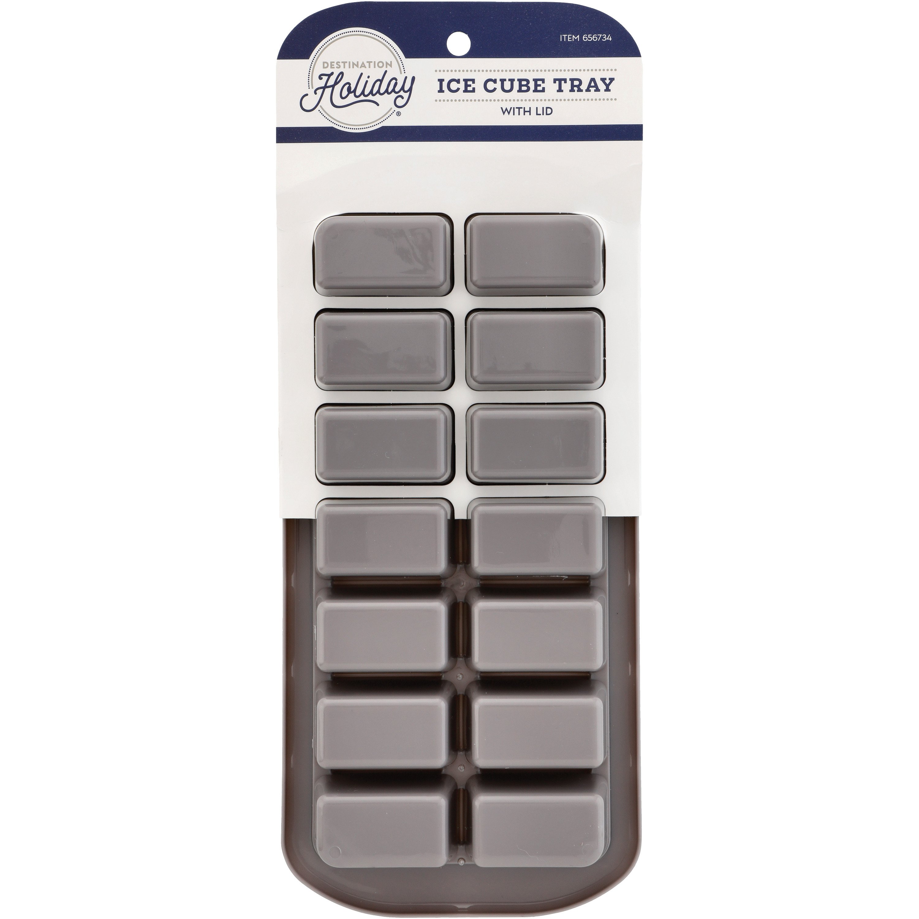 Destination Holiday Covered Ice Cube Tray - Gray - Shop Seasonal decor ...