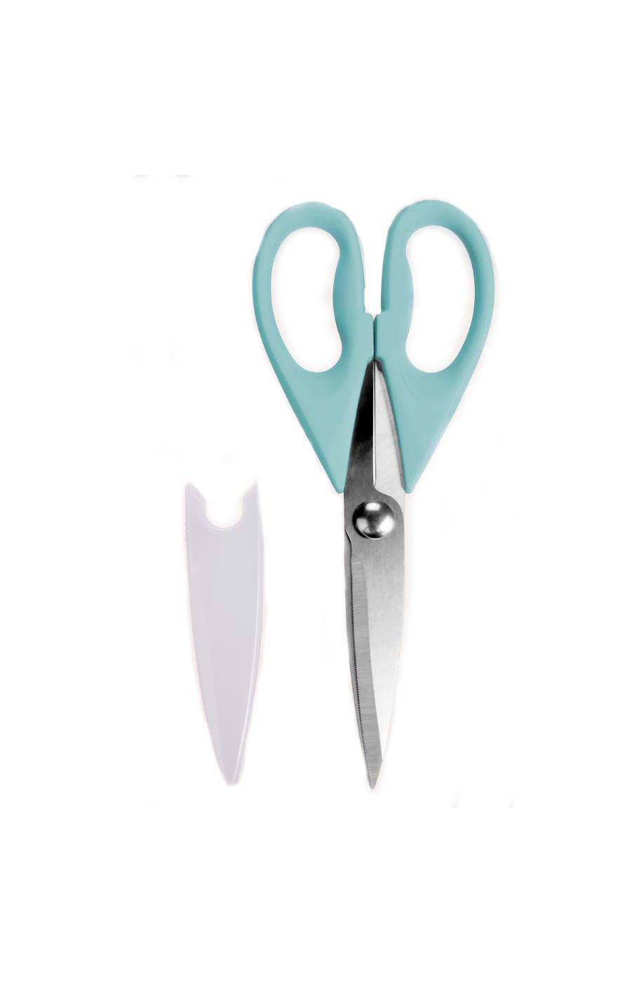 Destination Holiday Scissors With Cover - Aqua; image 2 of 2