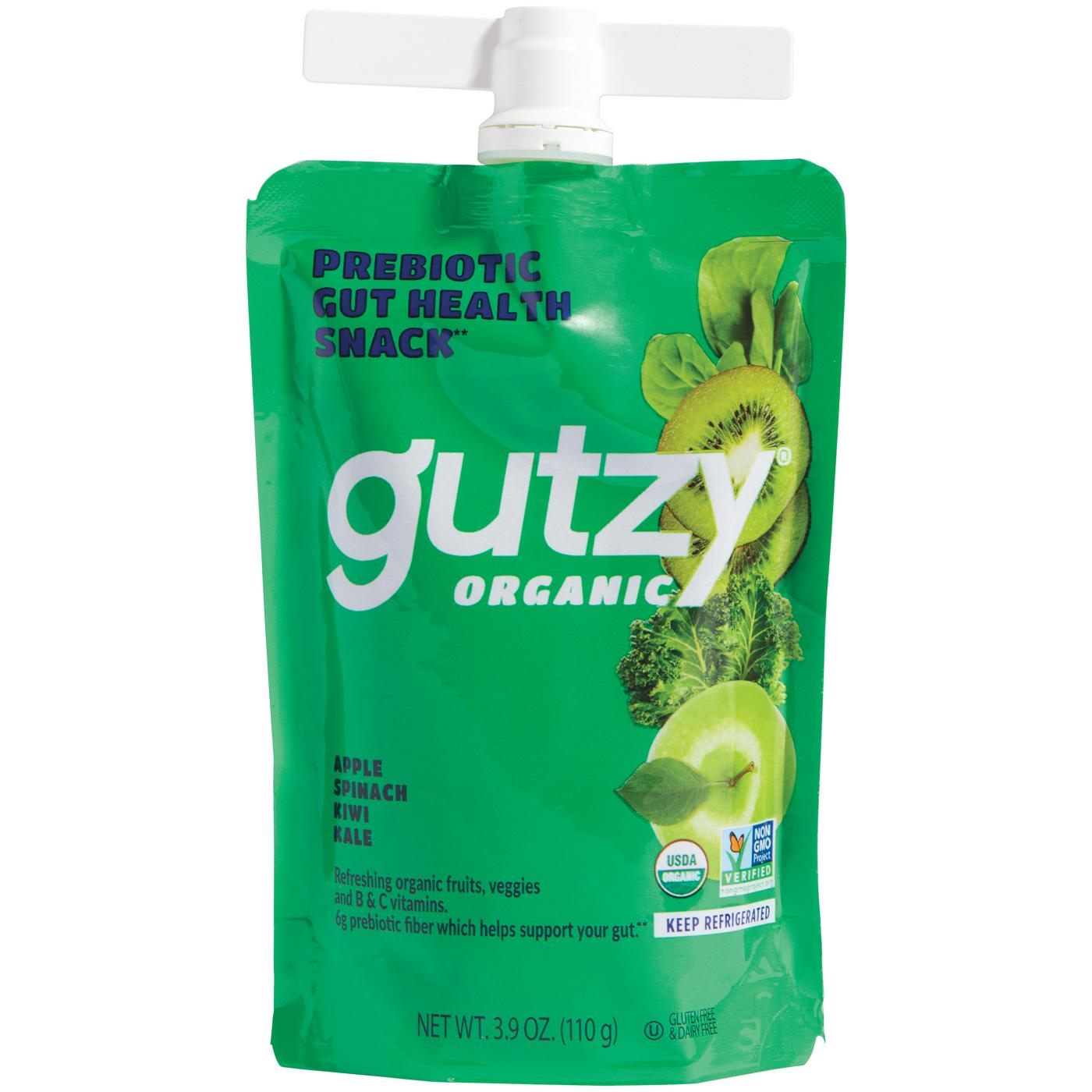 Gutzy Organic Apple Spinach Kiwi & Kale Gut Health Botanical Snack; image 1 of 2
