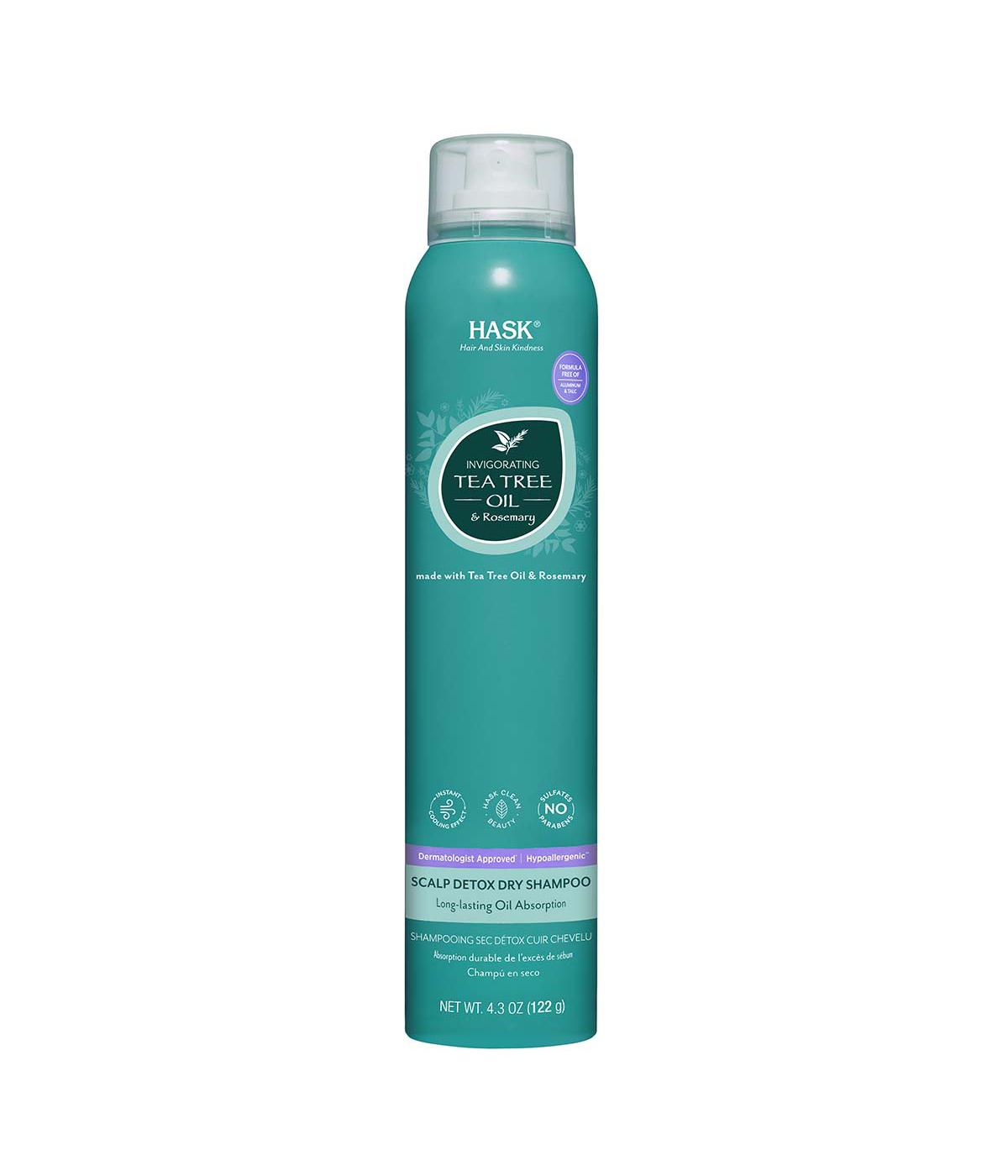 HASK Tea Tree Oil & Rosemary Scalp Detox Dry Shampoo; image 1 of 3