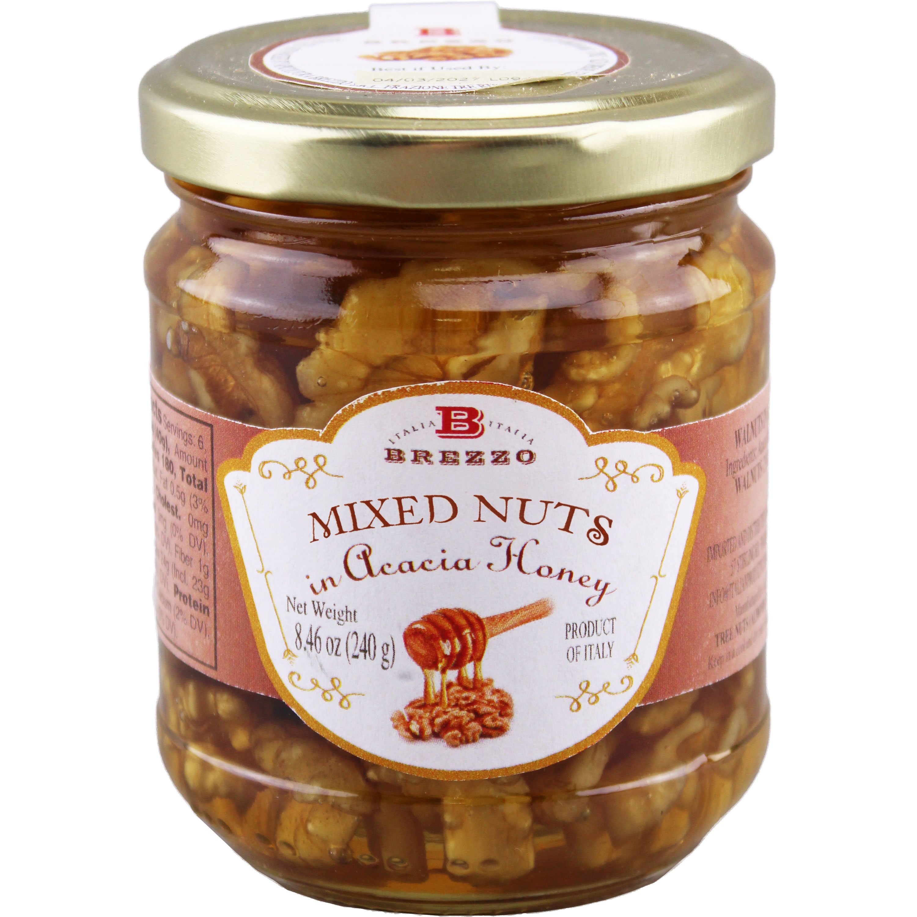 Brezzo Mixed Nuts in Acacia Honey, 8.11 oz | Central Market