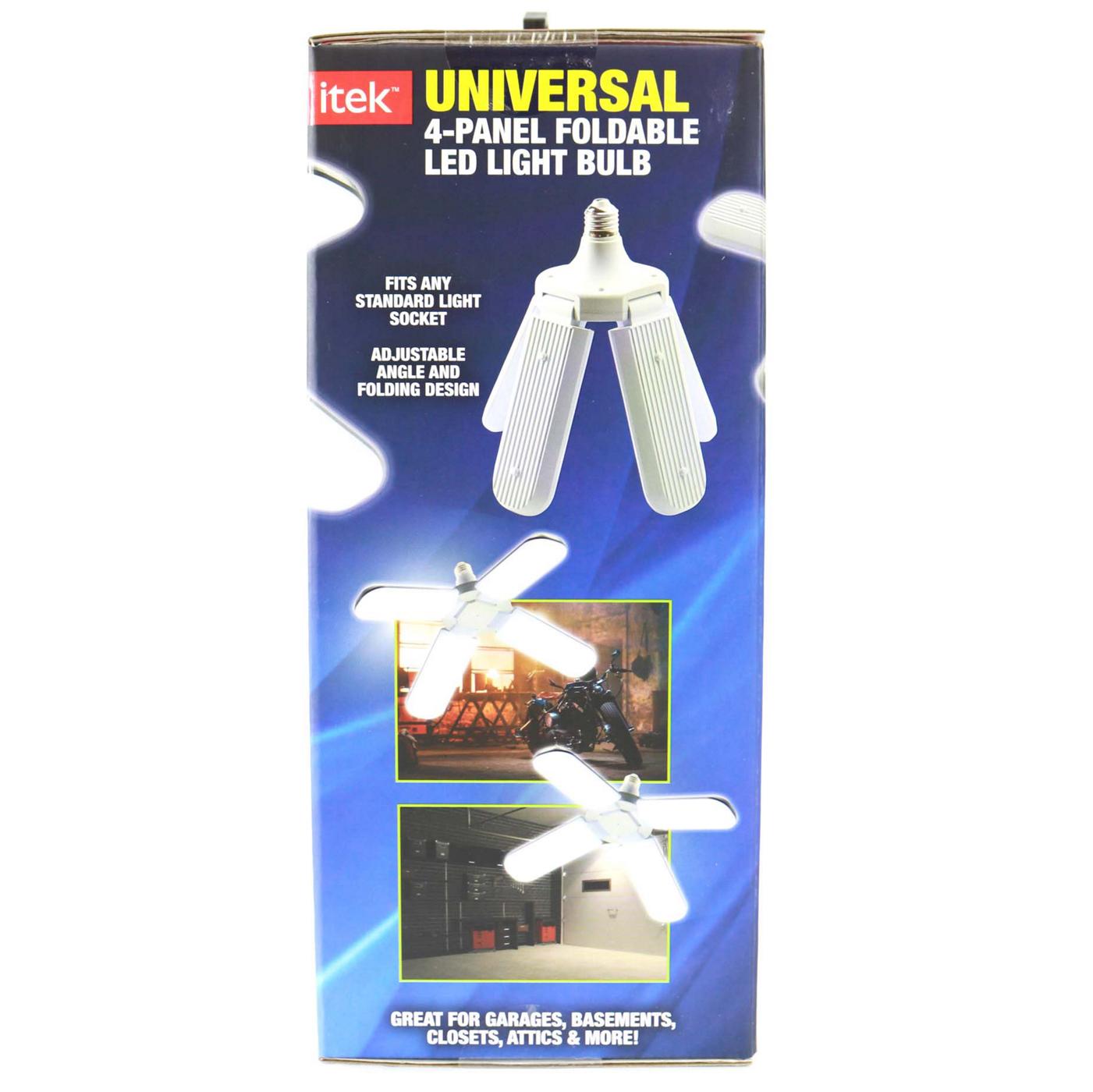 Itek Universal 4-Panel Foldable LED Light Bulb; image 2 of 4