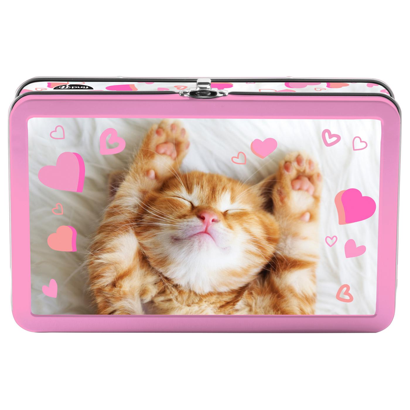 Find It Tin Pencil Box - Love Kitty; image 1 of 3