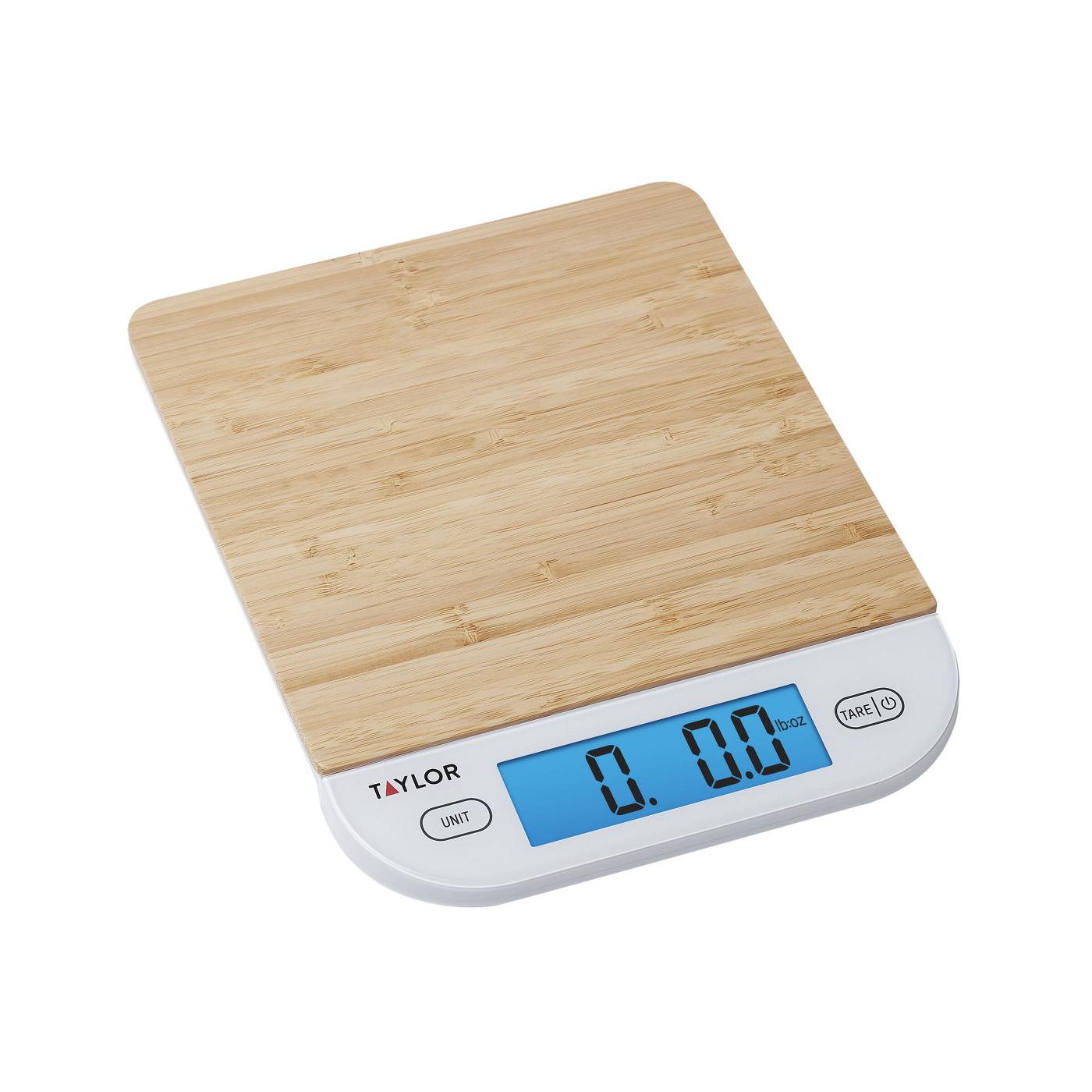 Taylor Bamboo Digital Kitchen Scale; image 3 of 3