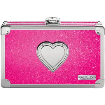 Vaultz Locking Pencil Box - Pink Bling