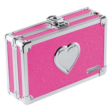 Vaultz Locking Pencil Box - Pink Bling