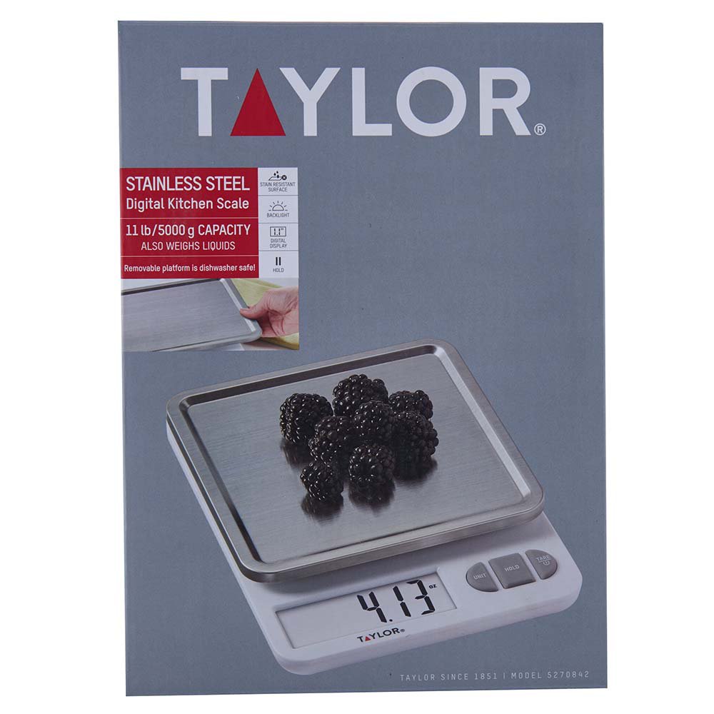 Taylor Stainless Steel Digital Kitchen Scale - Shop Utensils & gadgets ...
