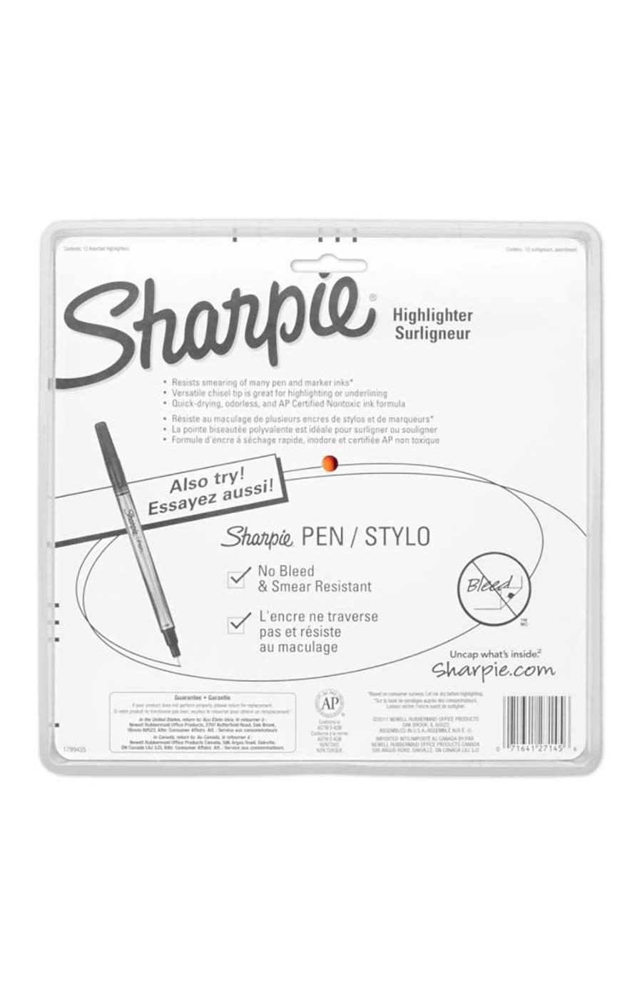 Sharpie Narrow Chisel Tip Pocket Highlighters - Assorted Ink; image 3 of 3