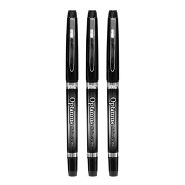 Inc Optimus Medium Felt Tip Pens - Black Ink