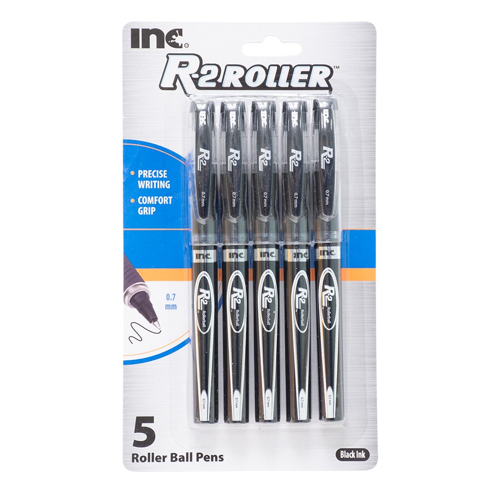 Inc R2 0.7mm Rollerball Pens - Black Ink - Shop Pens at H-E-B