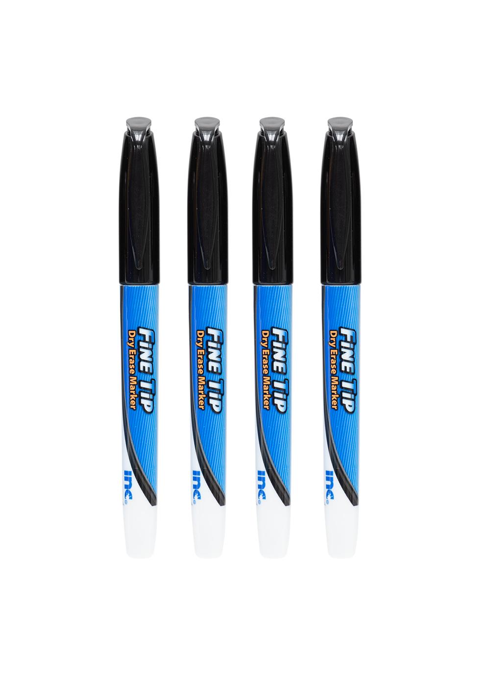 Inc Fine Tip Dry Erase Markers - Black Ink; image 2 of 3