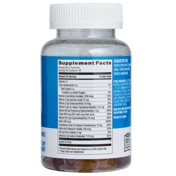 H-E-B Men's Multivitamin Gummies - Cherry, Sour Apple & Mixed Berry