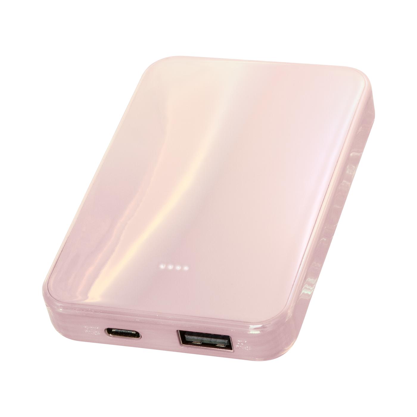 Helix TurboVolt 5,000 mAh Portable Power Bank - Pink; image 2 of 2