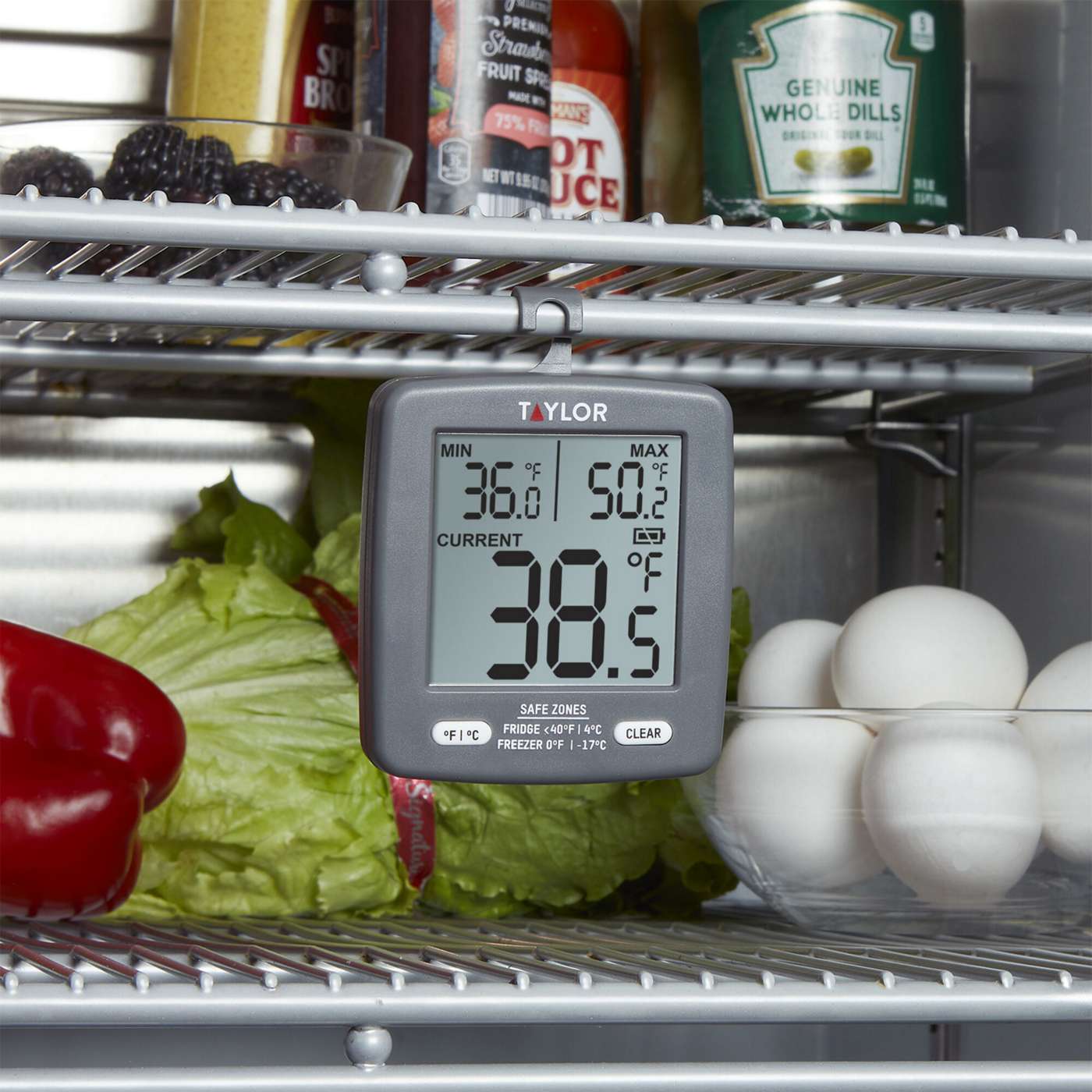 Taylor Fridge & Freezer Thermometer; image 2 of 2