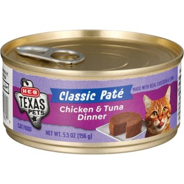 H-E-B Texas Pets Classic Paté Wet Cat Food – Chicken & Tuna