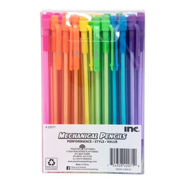 Inc Assorted 0.7mm Mechanical Pencils, 50 pk
