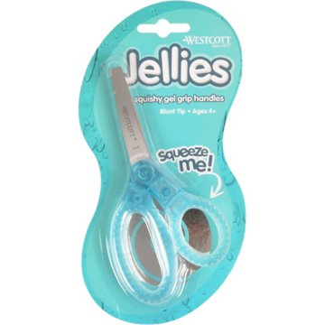 Westcott Jellies Blunt Tip Kids Scissors - Blue, 5"