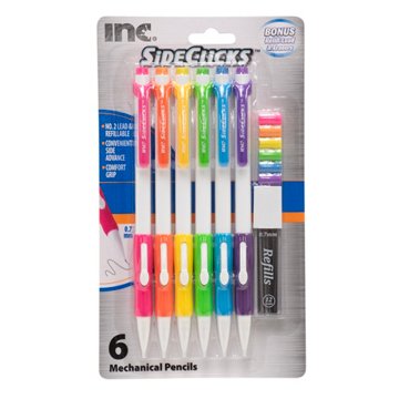 Inc SideClicks 0.7mm Mechanical Pencil Set