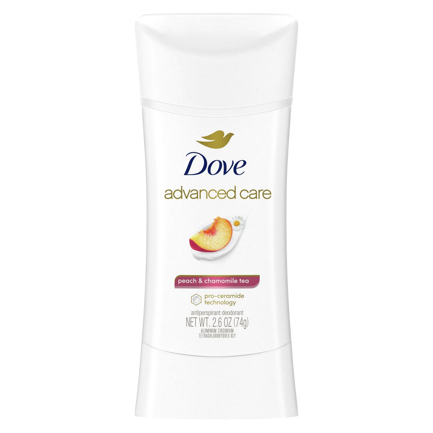 Dove Advanced Care Antiperspirant Deodorant - Peach & Chamomile Tea; image 1 of 2