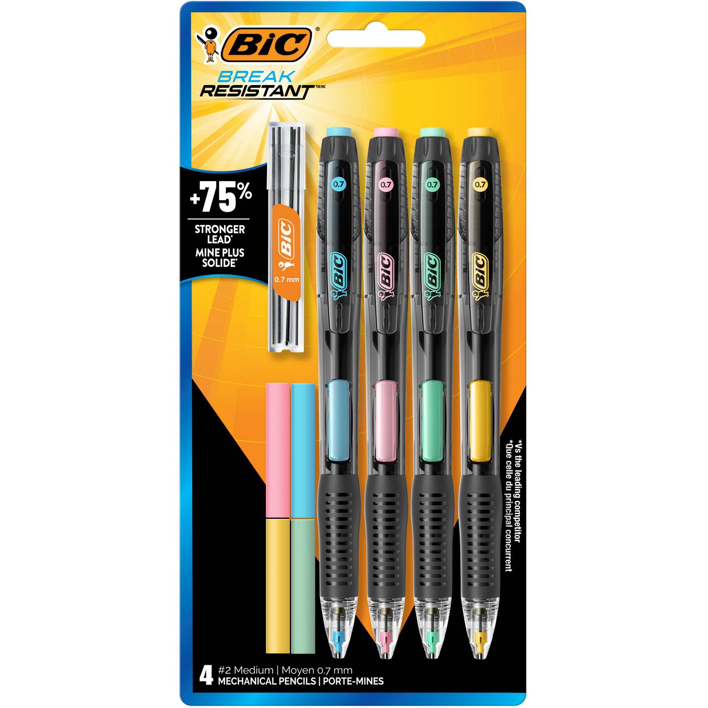 BIC BreakResistant 0.7mm Mechanical Pencils Shop Pencils at HEB