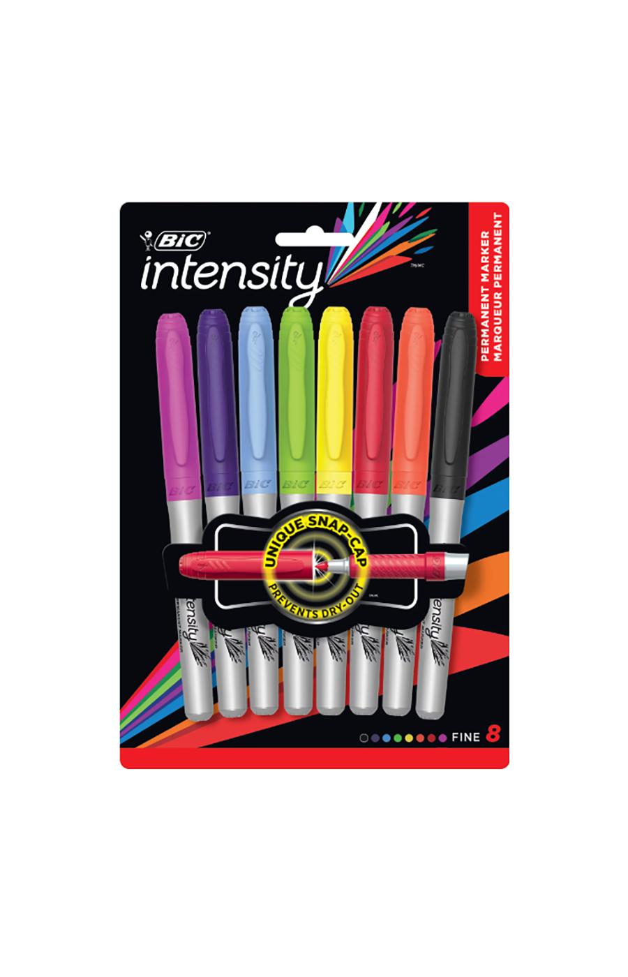 BIC Intensity Fine Tip Permanent Markers - Assorted Ink; image 1 of 2