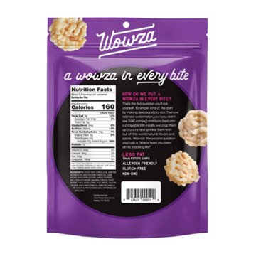 Wowza Korean BBQ Crunchy Rice Crisps, 3.5 oz