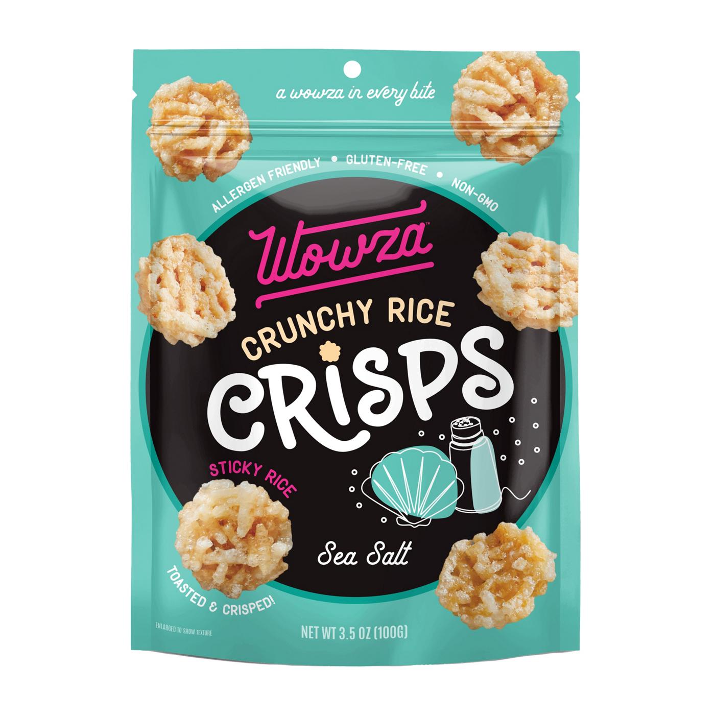 Wowza Sea Salt Crunchy Rice Crisps Shop Rice Cakes at HEB