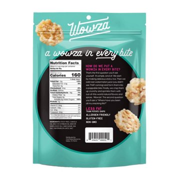 Wowza Sea Salt Crunchy Rice Crisps, 3.5 oz