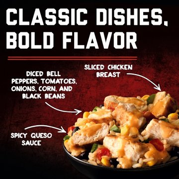 Banquet MEGA Bowls Spicy Chicken Queso Burrito Bowl Frozen Meal