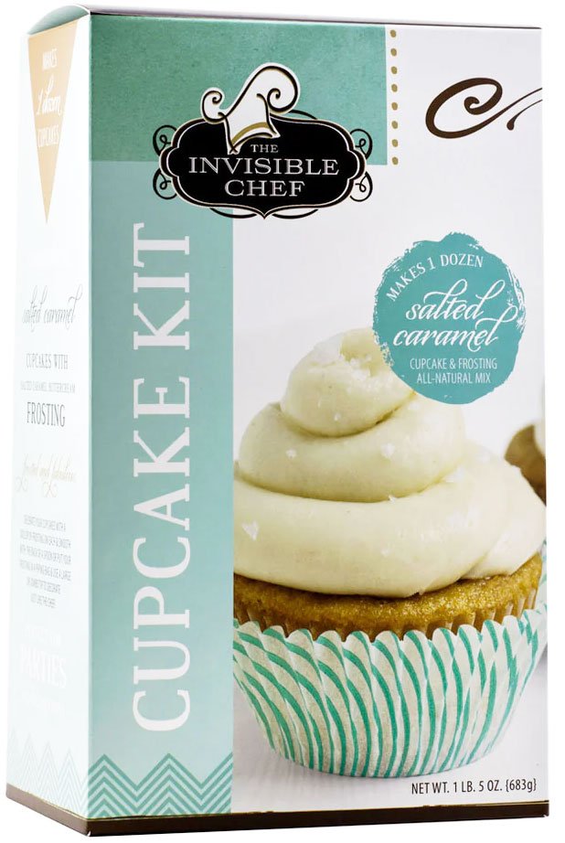 The Invisible Chef Salted Caramel Cupcake Kit, 24 oz | Central Market ...