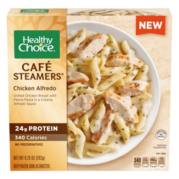 Healthy Choice Cafe Steamers Chicken Alfredo Frozen Meal, 9.25 oz