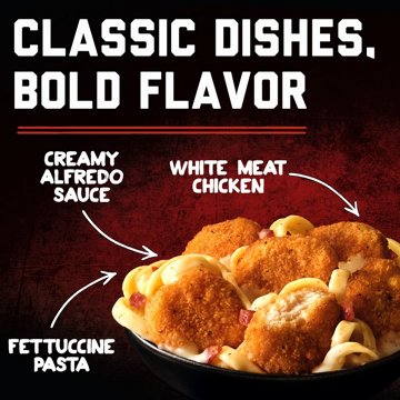 Banquet MEGA Bowls Chicken Bacon Alfredo Frozen Meal